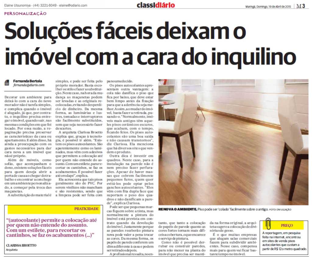 Reforma para alugados