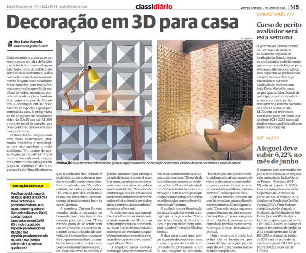 Revestimento 3D